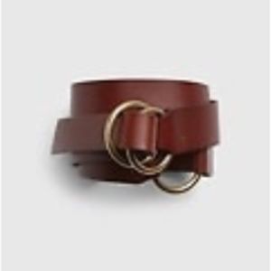 GAP Leather O-Ring Wrap Belt M